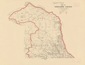 Map of Geraldine County.