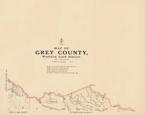 Map of Grey County : Westland Land District.