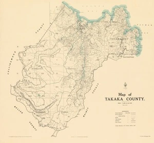 Map of Takaka County.