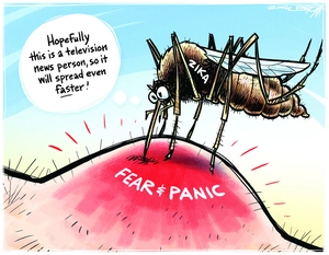 Zika fear and panic