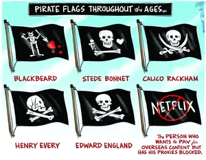 Pirate flags through the ages