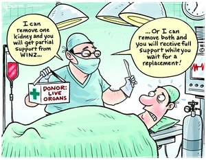 WINZ support for organ donors