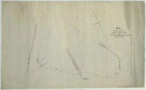 Plan showing positions of Wealth of Nations Battery and Golden Ledge Tunnel, Keep It Dark Co