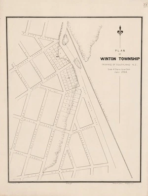 Plan of Winton Township Province of Southland N.Z. / R.P. MacGowan delt..