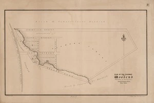 Plan of the township of Woodend, Province of Southland, N.Z. [electronic resource] / R.P. MacGowan, delt.