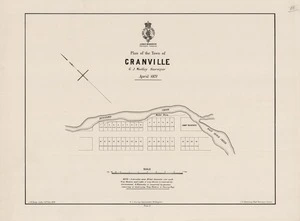 Plan of the town of Granville / G.J. Woolley surveyor.