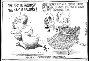 Chicken Licken versus Pollyanna. 1 December 2010