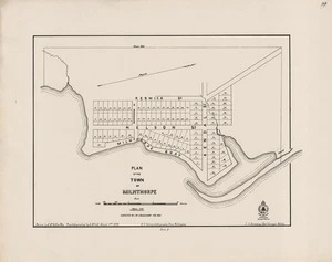 Plan of the town of Milnthorpe : Nelson, N.Z. / surveyed by J.W.C. Beauchamp, Feb. 1859 ; drawn by A. McKellar Wix.