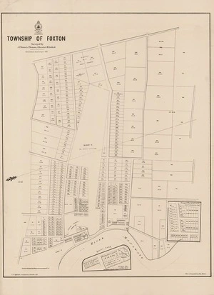 Township of Foxton / surveyed by J.T. Stewart ... [et al.] ; Henry Jackson chief surveyor 1866.