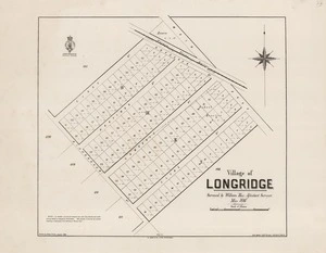 Village of Longridge [electronic resource] / surveyed by William Hay, assistant surveyor, May 1880 ; drawn by James Fraser.
