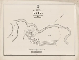 Plan of the town of Lyell / A. Greenwood, surveyor ; drawn by H. McCardell.