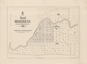 Town of Mokoreta / Hutcheson & Begg surveyors.