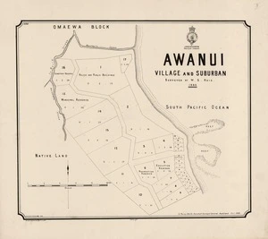 Awanui Village & suburban / surveyed by W.S. Haig.