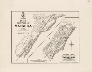 Plan of the town of Mataura / drawn by W. Deverell.