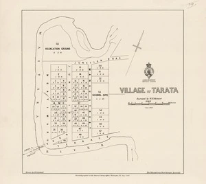 Village of Tarata [electronic resource] / surveyed by W.H. Skinner.