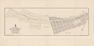 Plan of the town and suburbs of Dobson / drawn by J.M. Kemp.
