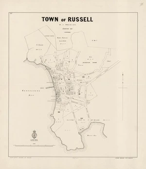 Town of Russell / W.J. Wheeler, surveyor 1891.