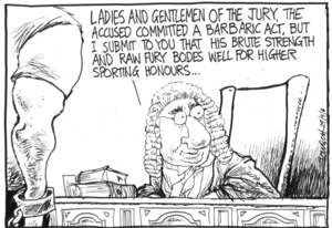 "Ladies and gentlemen of the jury"