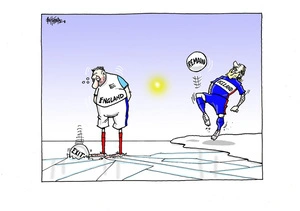 England on thin ice