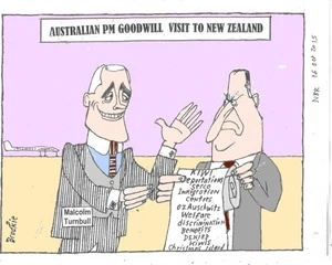 Australian PM goodwill visit to New Zealand