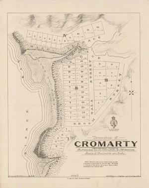 Township of Cromarty : preservation district / surveyed by A. Johnston & J.W. Spence ; drawn by W.T. Nelson.