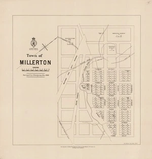 Town of Millerton / surveyed by J. Snodgrass, Jan. 1893.