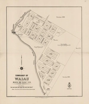 Township of Waiau, block XIII Waiau S, D. / drawn by J.G. Kelly.