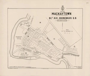 Mackaytown : bl'k XIII, Ohinemuri S.D. / W.E. Ballantyne Drft.