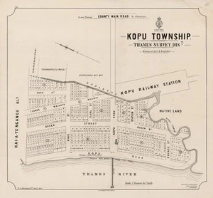 Kopu township : Thames Survey Dist. / surveyed by D.H. Bayldon; W.E. Ballantyne Drftn.
