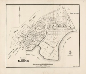 Plan of the town of Mangaweka [electronic resource] / W. Armstrong, delt.