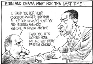 Putin and Obama meet for the last time