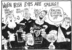 When Irish eyes are smiling