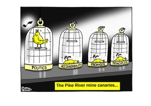 The Pike River Mine canaries