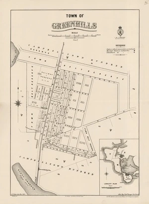 Town of Greenhills [electronic resource] J.C. Potter, delt.