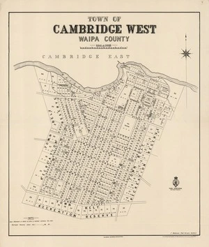Town of Cambridge West, Waipa County.