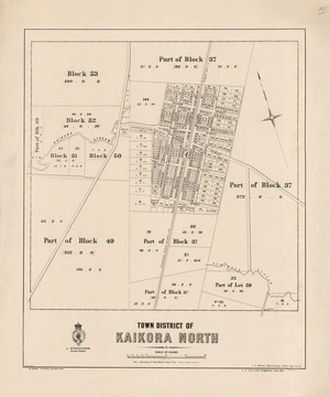 Town district of Kaikora North [electronic resource] / G.P.W. delt.