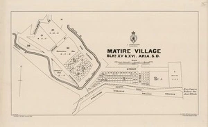 Matire [i.e. Matiere] village [electronic resource] : blks. XV & XVI : Aria S.D.