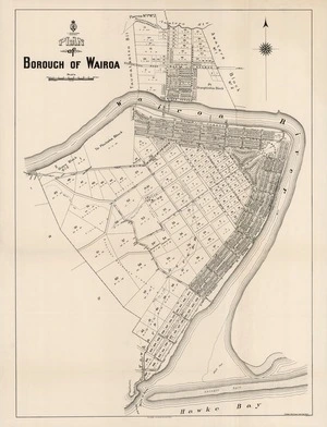 Plan of borough of Wairoa.