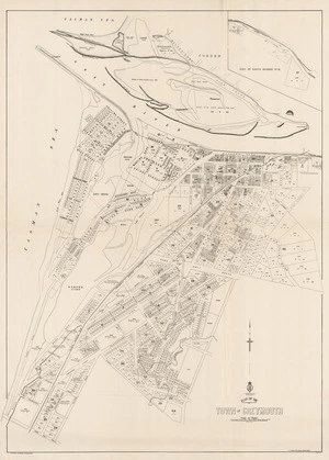 Plan of the town of Greymouth.