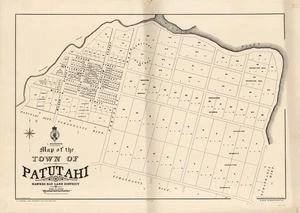 Map of the town of Patutahi, Hawkes Bay Land District / drawn by C.G. Maher, Dec. 1911.