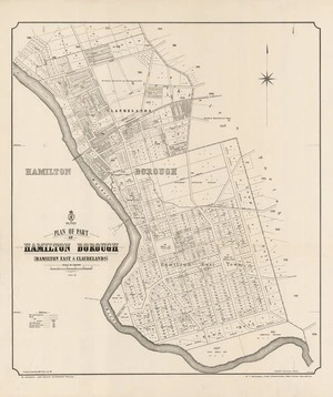 Plan of part of Hamilton Borough (Hamilton East & Claudelands) / compiled and drawn by Rob.t C. Airey, July 1913.