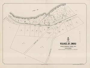 Village of Omau : block I, Steeples Survey Dist. / W.G. Murray Chief Surveyor Nelson.