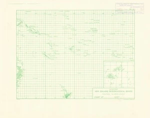 Map of meteorological stations in the South Pacific north of New Zealand.