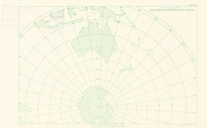 New Zealand Meteorological Service map of Oceania, Australasia, Antarctica, Indian Ocean / drawn by the Department of Lands & Survey, N.Z.