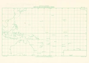 New Zealand Meteorological Service map of the central Pacific / drawn by the Department of Lands and Survey.