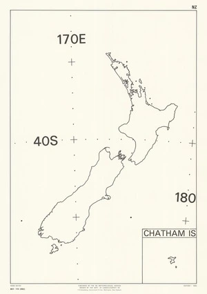 New Zealand Meteorological Service map of New Zealand / drawn by the Dept. of Lands & Survey.