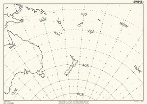 New Zealand Meteorological Service map of the southwest Pacific / drawn by the Dept. of Lands & Survey, NZ.