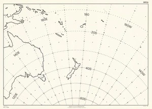 New Zealand Meteorological Service map of the southwest Pacific / drawn by the Dept. of Lands & Survey, NZ.