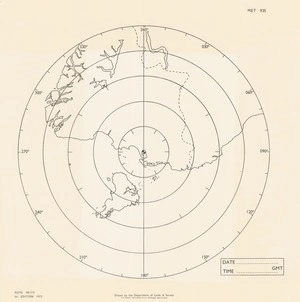 Range rings at 20 N/m (57.06 km) intervals : [Invercargill] / drawn by the Department of Lands & Survey.