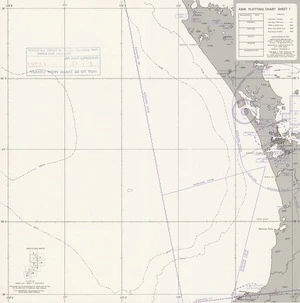 ASW plotting chart sheet 1 : [Upper North Island West Coast New Zealand].